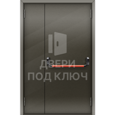 Глухая полуторная огнеупорная дверь 2-го типа без порога ДПК-17143