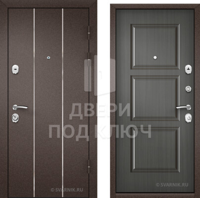 Входная дверь правого открывания в дом ДПК-5386