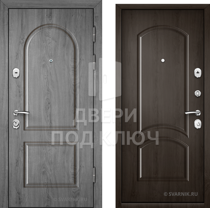 Входная утепленная дверь в квартиру ДПК-9814