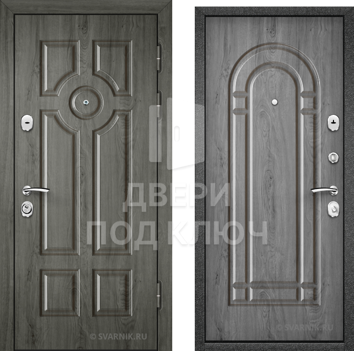 Входная накладная дверь на дачу ДПК-4712